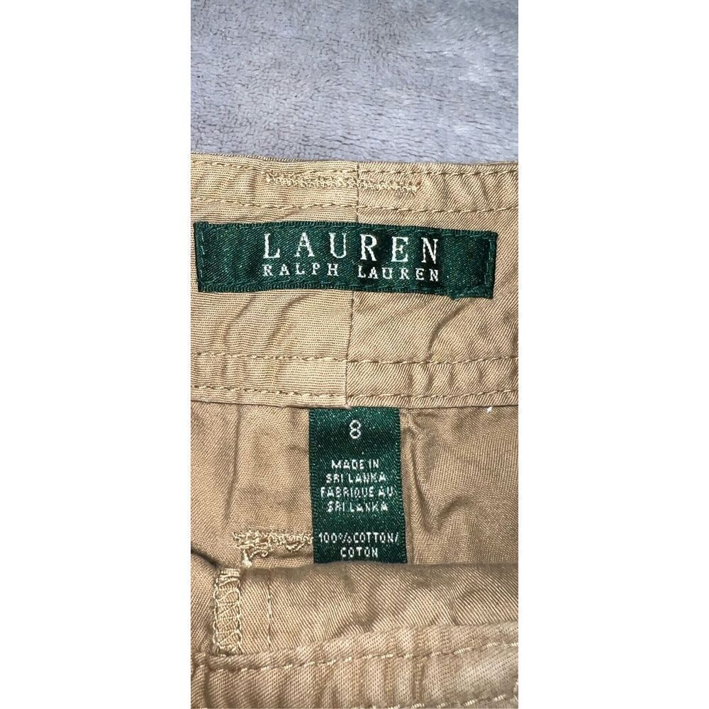 Women’s RALPH LAUREN Tan Cargo Shorts 8 - Picture 7 of 8